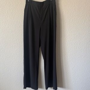 ALO Yoga Black Wide-Leg Trousers